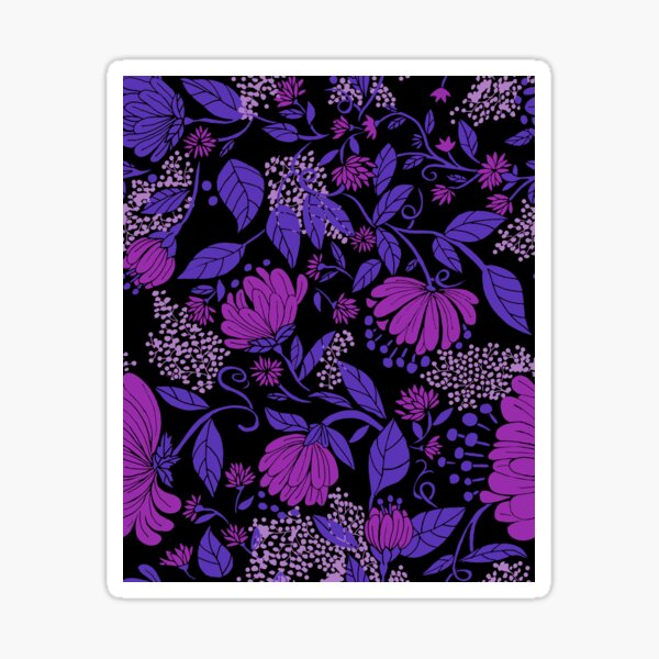 Moody Floral Sticker