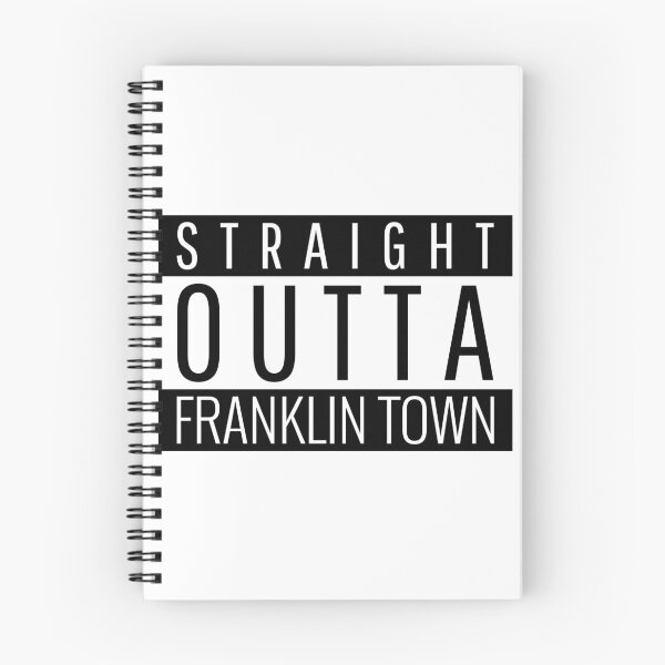 Item preview, Straight Outta Franklin Town Massachusetts designed and sold by Teelogic.