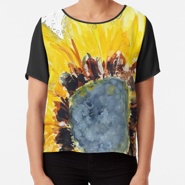 Sunflower01 Chiffon Top