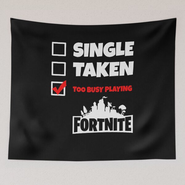 Item preview, SingleTakenTooBusyPlayingForFortnitéFansBáttleRoyálésLongSleeveSweat designed and sold by JOSEPH PERONA.