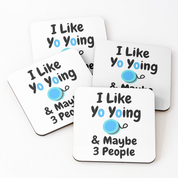 Item preview, I Like Yo Yoing & Maybe 3 People Funny T-shirt men gift women gift designed and sold by InnovantDesigns.