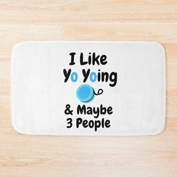 Item preview, I Like Yo Yoing & Maybe 3 People Funny T-shirt men gift women gift designed and sold by InnovantDesigns.