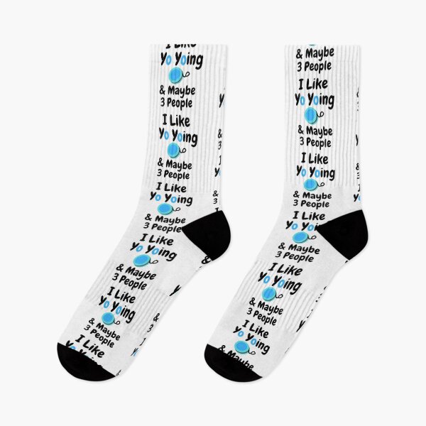 Item preview, I Like Yo Yoing & Maybe 3 People Funny T-shirt men gift women gift designed and sold by InnovantDesigns.