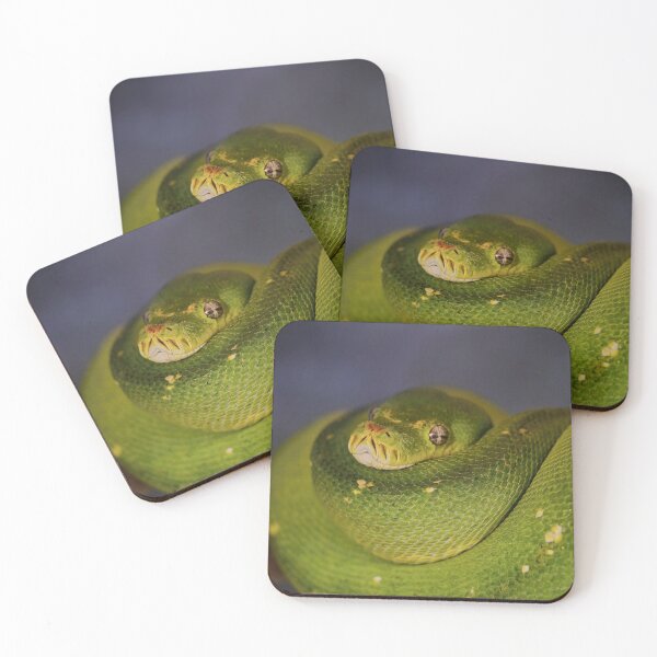 Item preview, Green tree python designed and sold by Kiran-Fine-Art.