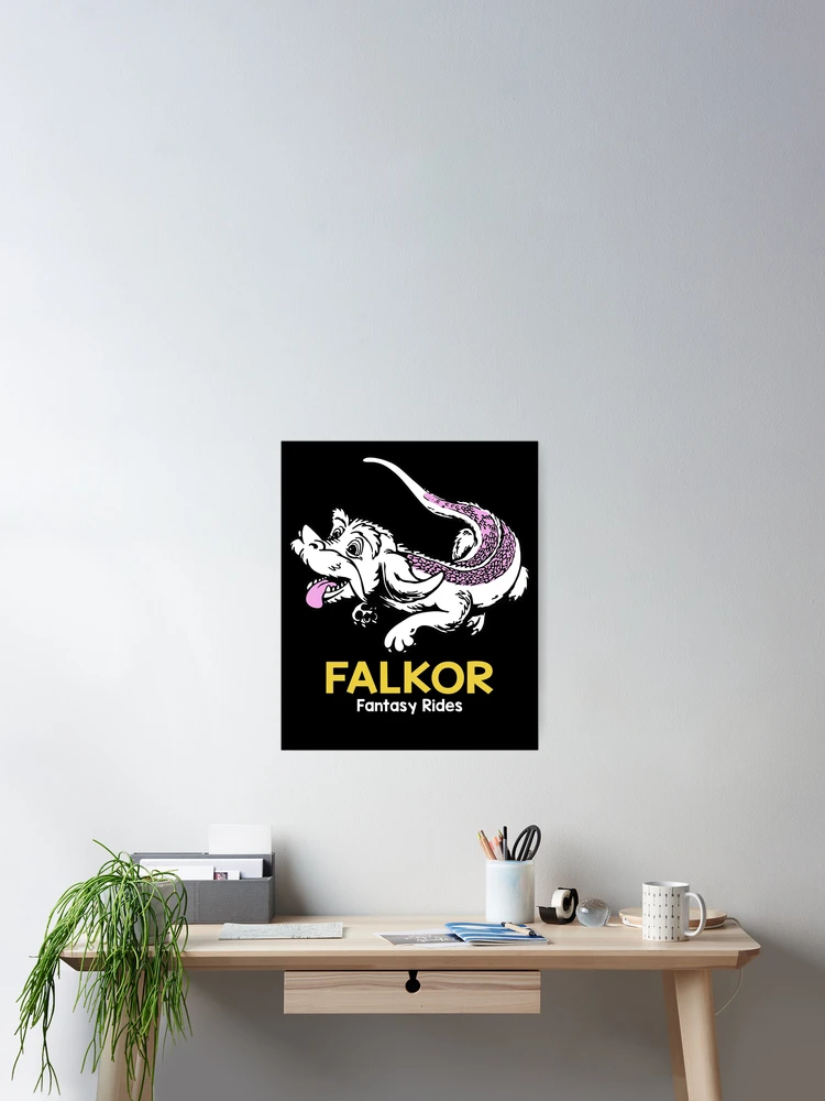 Thumbnail 2 of 3, Poster, Falkor Fantasy Rides designed and sold by RuthMichael2.