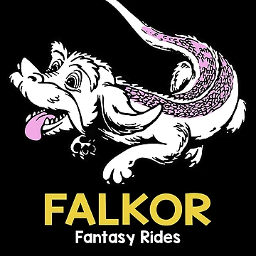Artwork thumbnail, Falkor Fantasy Rides by RuthMichael2