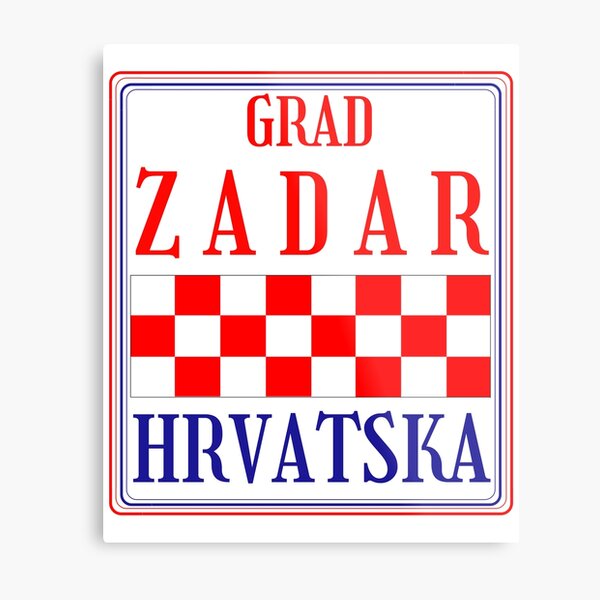 Croatian City of Zadar Metal Print