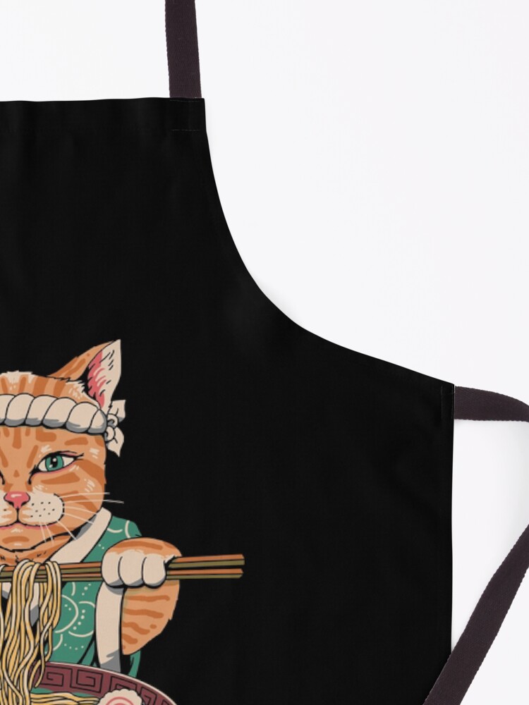 Alternate view of Neko Ramen Apron