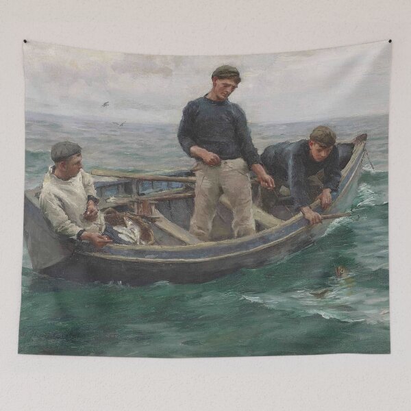 Item preview, Fishermen by Harold C Harvey designed and sold by Vintage Designs +.