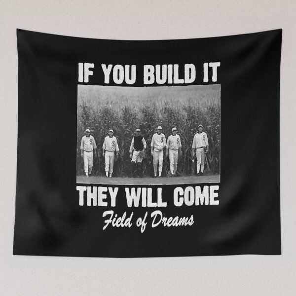 Item preview, Retro Vintage If You Build It They Will Come Field Of Dreams Cute Graphic Gift designed and sold by JeanneCartwrih.
