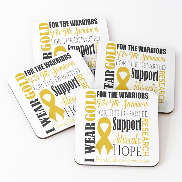 Item preview, Childhood Cancer Awareness Gold for a Child Fight designed and sold by Kentkroon.