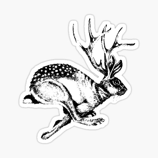 Jackalope Sticker