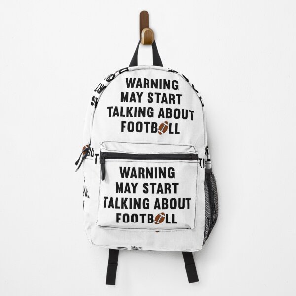 Item preview, Warning May Start Talking About Football Word with Football Object designed and sold by Vasabi88.