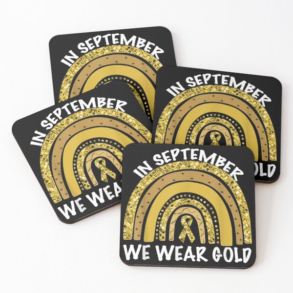 Item preview, In September We Wear Gold Childhood Cancer Awareness designed and sold by Kentkroon.