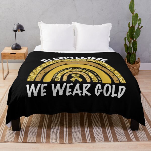 Item preview, In September We Wear Gold Childhood Cancer Awareness designed and sold by Kentkroon.