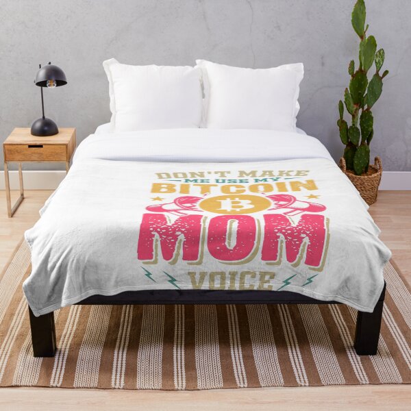 Item preview, Don't Make Me Use My Bitcoin Mom Voice (Pink) designed and sold by cryptomining.