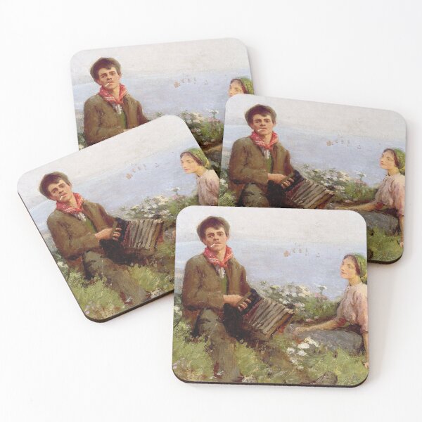 Item preview, Lovers on a hill - Harold C Harvey designed and sold by Vintage Designs +.