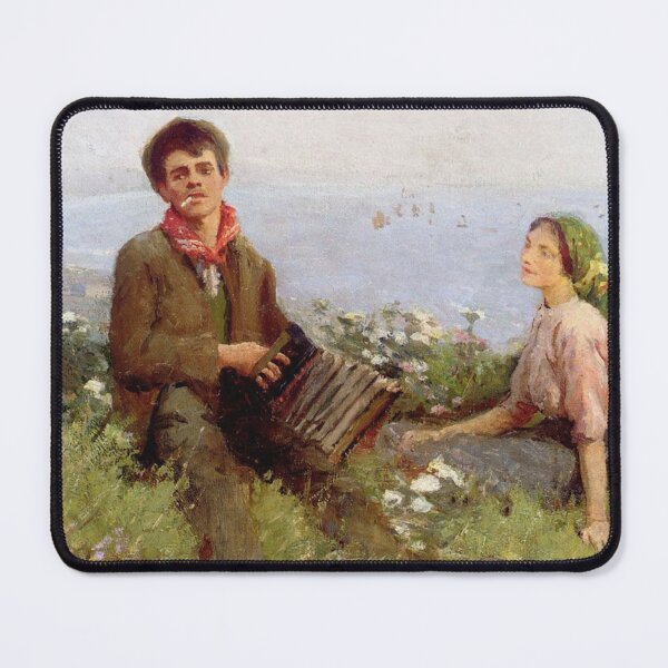 Item preview, Lovers on a hill - Harold C Harvey designed and sold by Vintage Designs +.