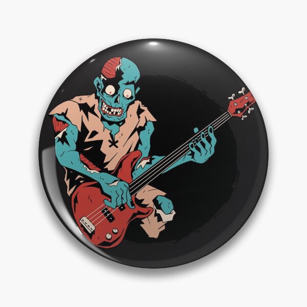 Aperçu de l'œuvre Zombie Bass Player. créée et vendue par UNITEES21.