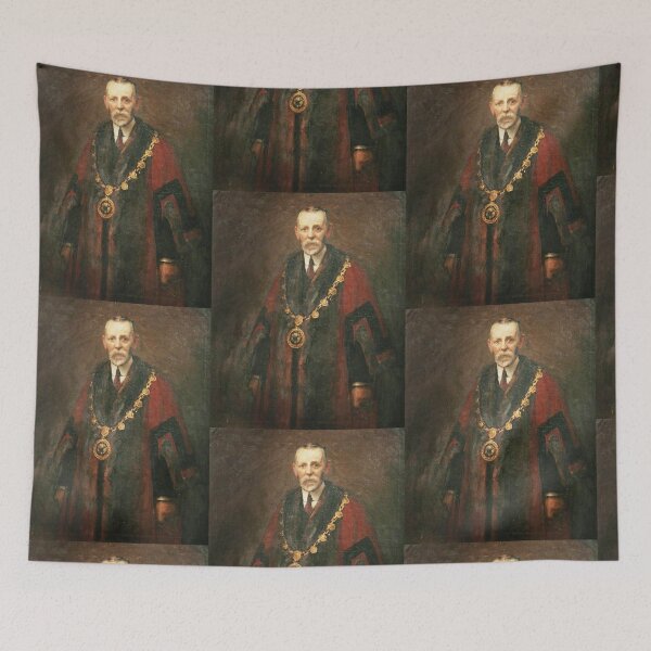 Item preview, Vintage painting of a chancellor - Harold C Riley designed and sold by Vintage Designs +.