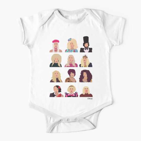 Katya Zamolodchikova - the faces of season 7 Short Sleeve Baby One-Piece