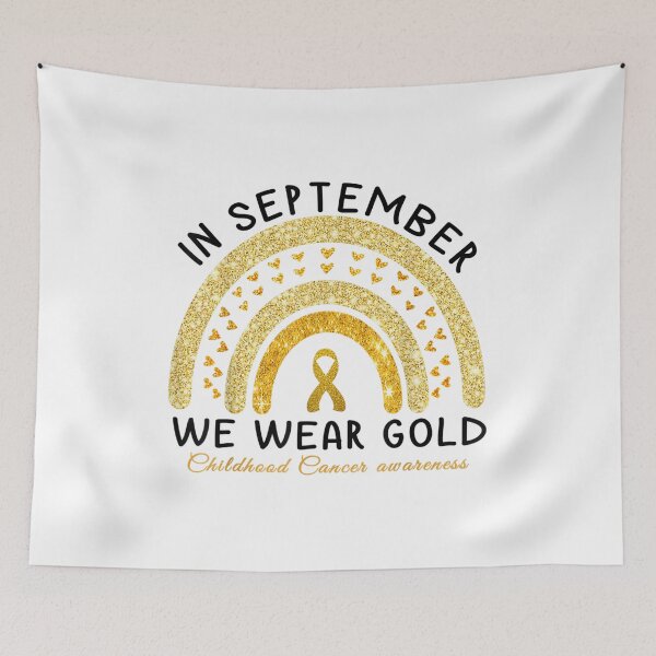 Item preview, In September We Wear Gold Childhood Cancer Awareness designed and sold by Kentkroon.
