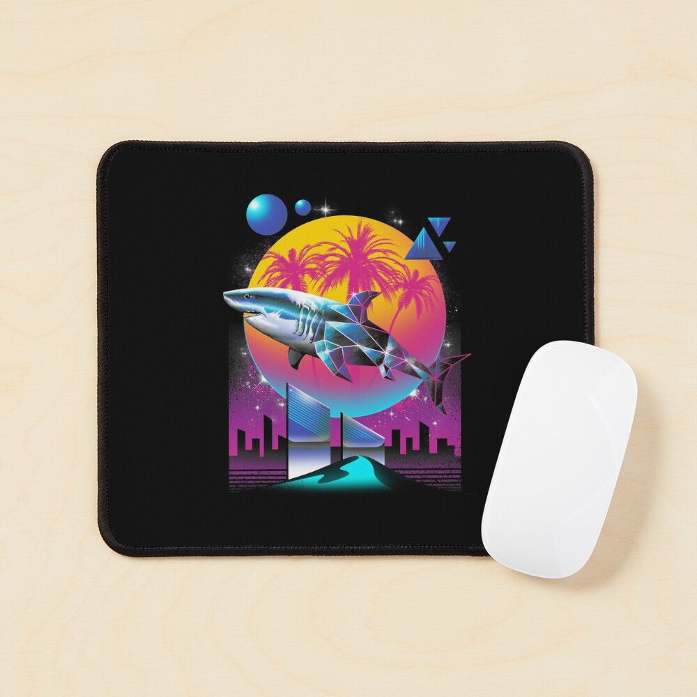 Rad Shark Mouse Pad
