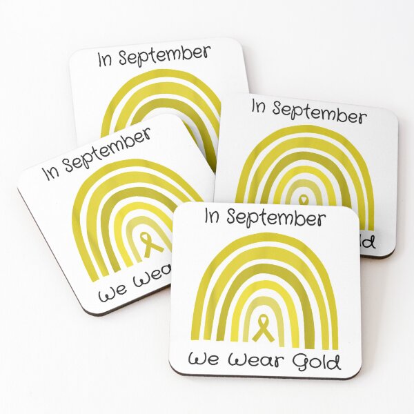 Item preview, In September We Wear Gold Childhood Cancer awareness gift designed and sold by Kentkroon.