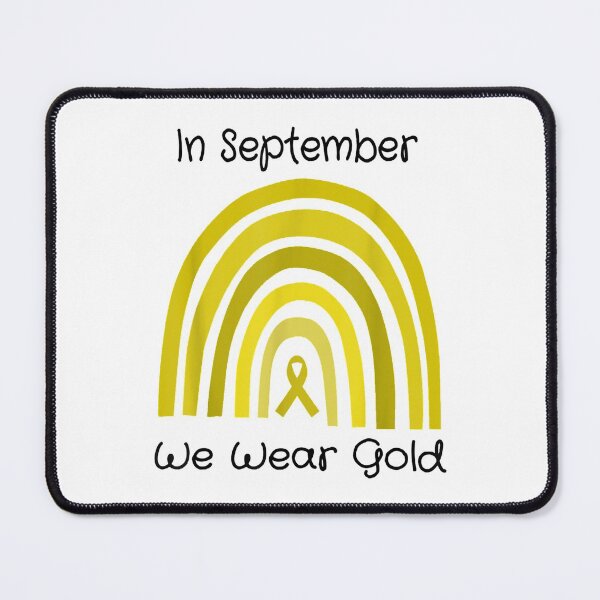 Item preview, In September We Wear Gold Childhood Cancer awareness gift designed and sold by Kentkroon.