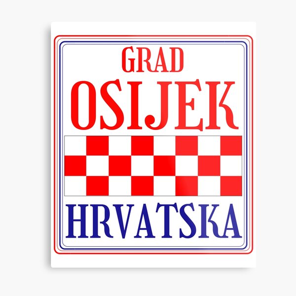 Croatian City of Osijek Metal Print
