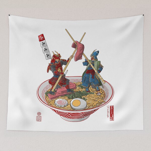 Item preview, Samurai duel over Ramen designed and sold by albertocubatas.