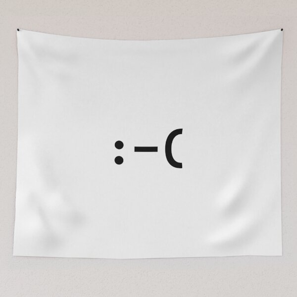 Item preview, Smiley: Sad (Center Aligned) designed and sold by SCRAPPE.