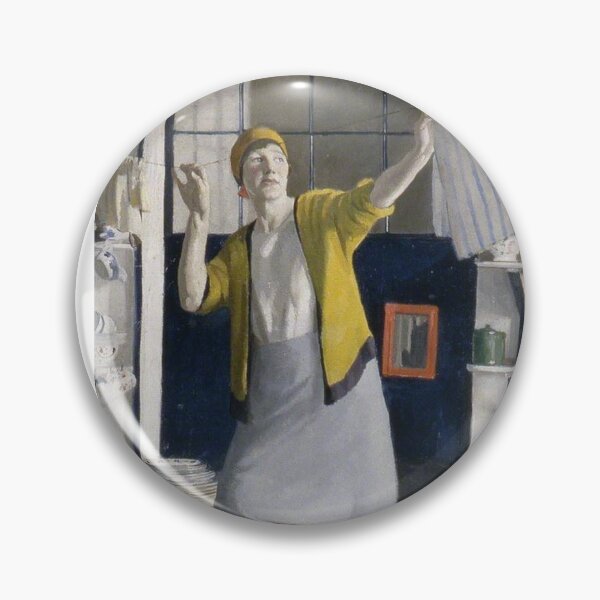 Item preview, Hanging out the laundry - Harold Riley designed and sold by Vintage Designs +.