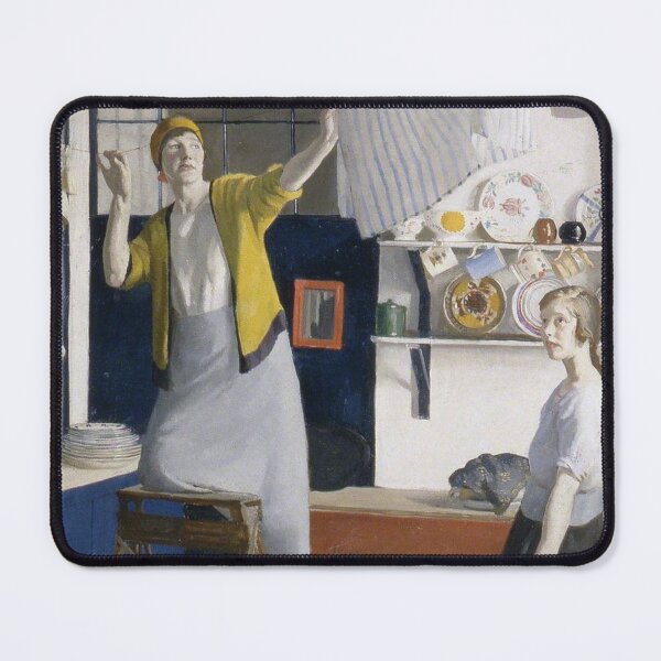 Item preview, Hanging out the laundry - Harold Riley designed and sold by Vintage Designs +.