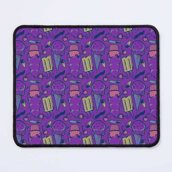 Item preview, Ice cream dreams | psychedelic green and purple designed and sold by ShinyBallArt.