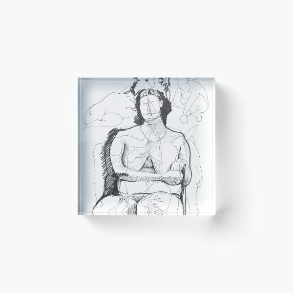 Item preview, nude woman drawing designed and sold by Arthur Loeuil.