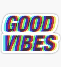 Good Vibes Techicolor Sticker