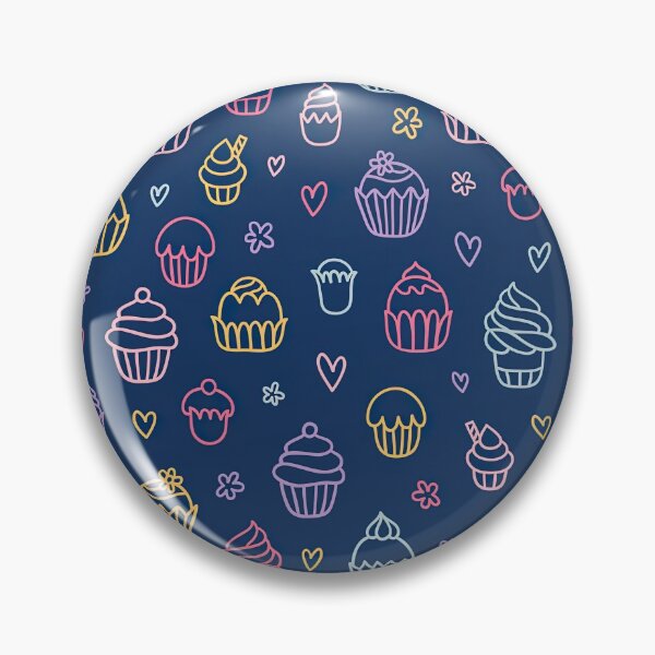 Artikelvorschau, Buntes Cupcake-Muster, Einhorn-Cupcake-Muster, Cupcake-Muster, Einhorn, Cupcake entworfen und verkauft von graphic-genie.
