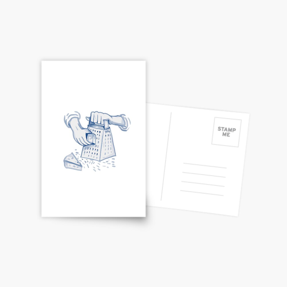 Master Cheese Shredder Postcard for Sale by 84Nerd