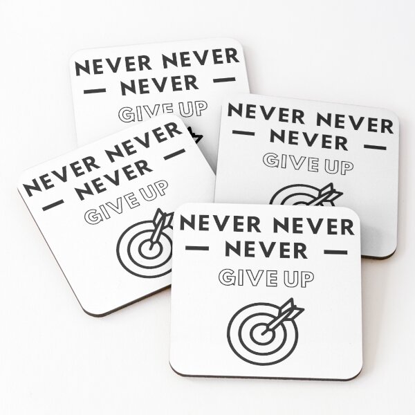 Item preview, Darts: Never never never give up designed and sold by TheGreenGoat.