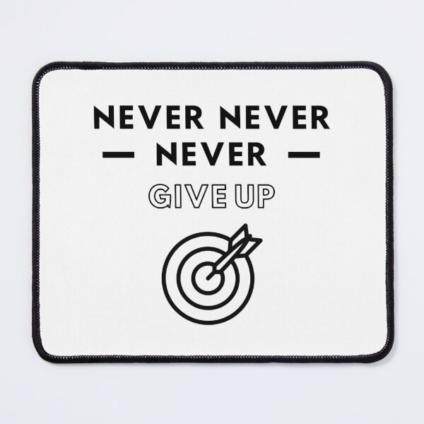 Item preview, Darts: Never never never give up designed and sold by TheGreenGoat.