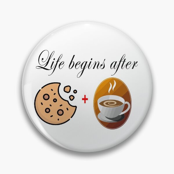 Item preview, Life begins after coffee and cookies 1 designed and sold by Nikmay Design.
