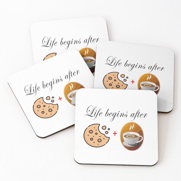 Item preview, Life begins after coffee and cookies 1 designed and sold by Nikmay Design.