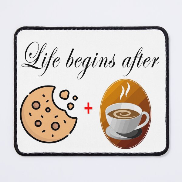 Item preview, Life begins after coffee and cookies 1 designed and sold by Nikmay Design.