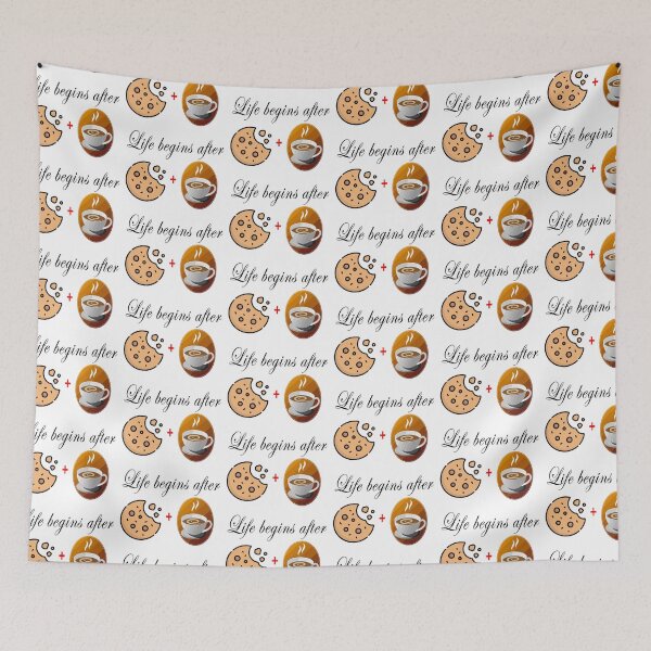 Item preview, Life begins after coffee and cookies 1 designed and sold by Nikmay Design.