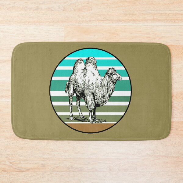 Item preview, Retro Style Sunset With Artistic Bactrian Camel  designed and sold by taiche.