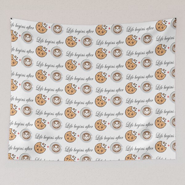 Item preview, Life begins after coffee and cookies 2 designed and sold by Nikmay Design.
