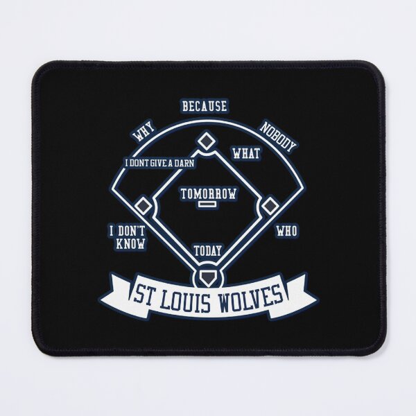 Item preview, St. Louis Wolves Trending Sticker Funny Who'S On First Comedy Sketch Thing Sticker designed and sold by rnhardtc.