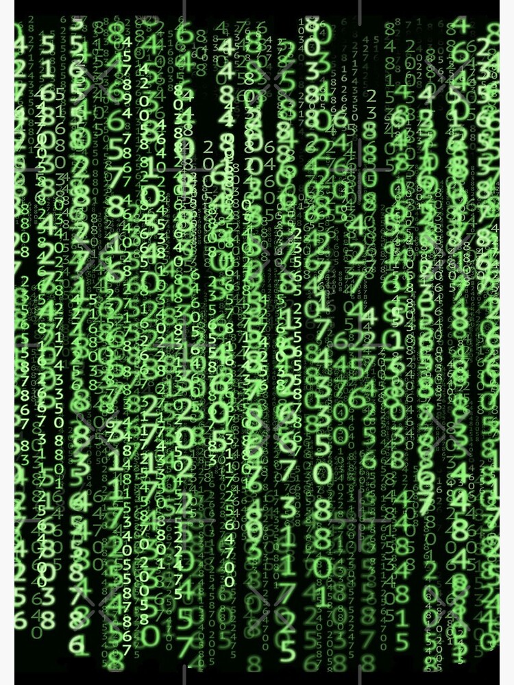 Cuaderno de espiral «Código matriz - código binario - lluvia digital de ...