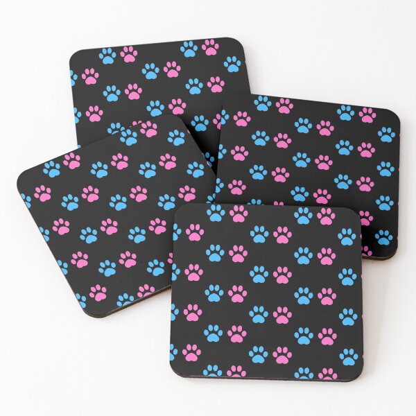 Item preview, Blue and magenta paw  designed and sold by Davestre.